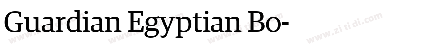 Guardian Egyptian Bo字体转换